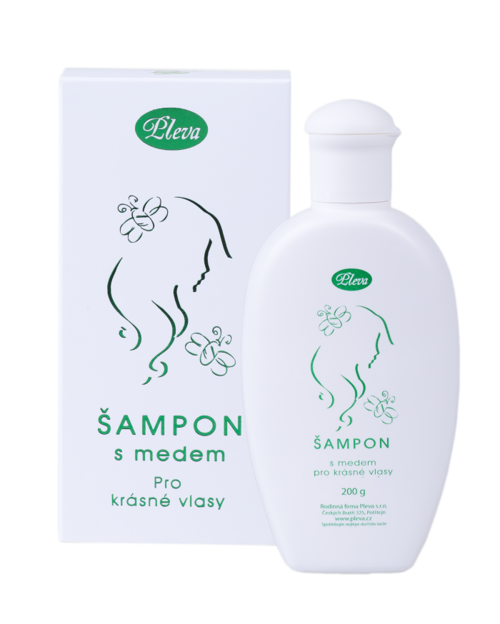 Šampon s medem pro krásné vlasy Pleva