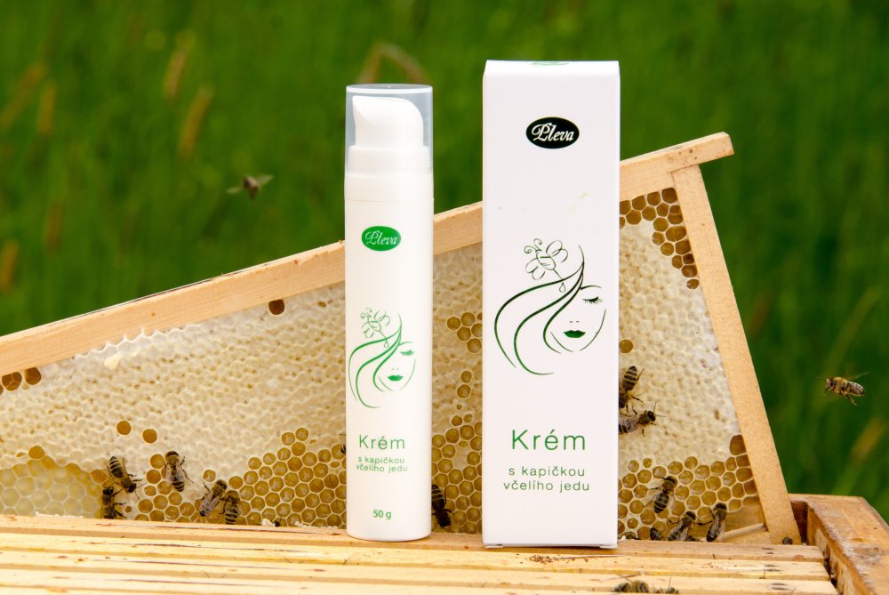 Krém s kapičkou včelího jedu, přírodní krém pro mladou pleť