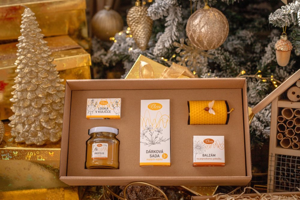 Dárková sada Pozdrav od včel, Pleva