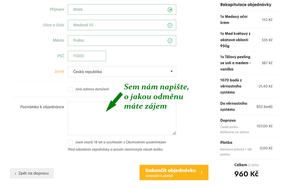 Jak uplatnit věrnostní body na získání odměny Pleva
