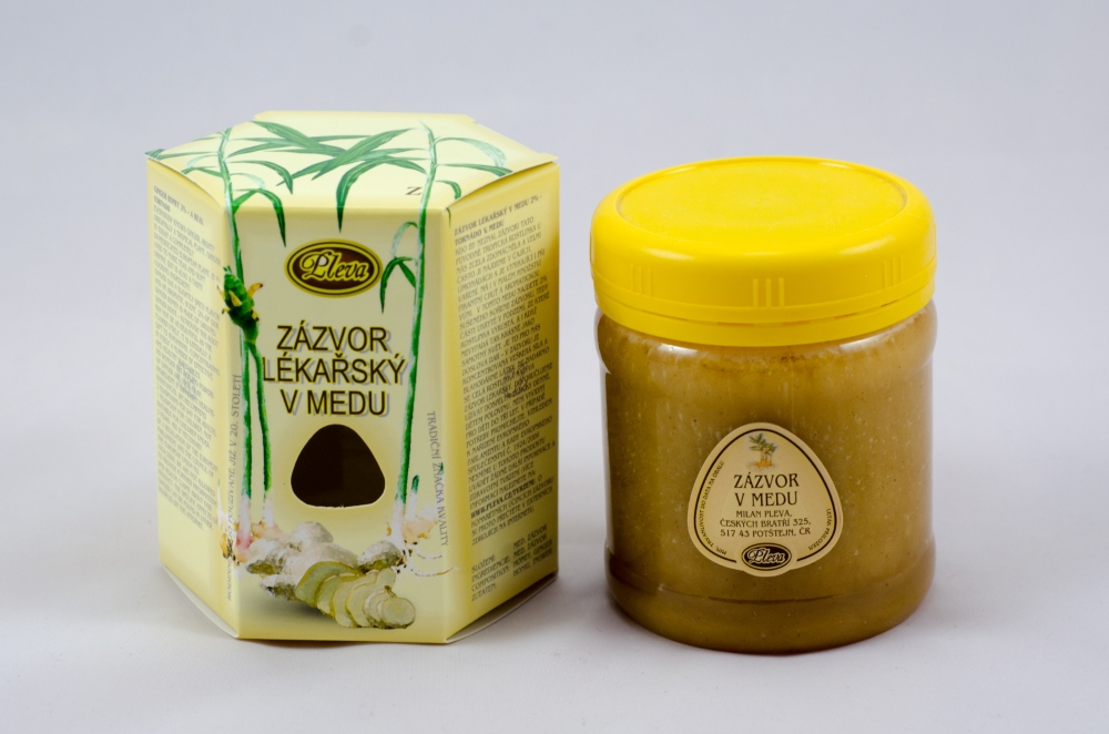 Medicinal ginger in honey