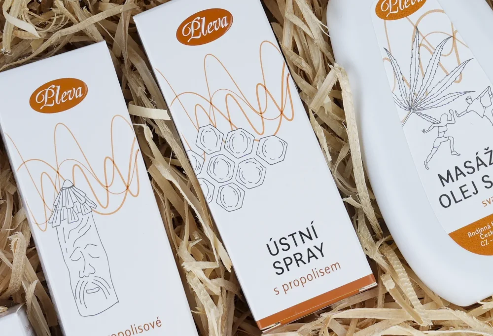 Dárková sada První propolisová, Pleva