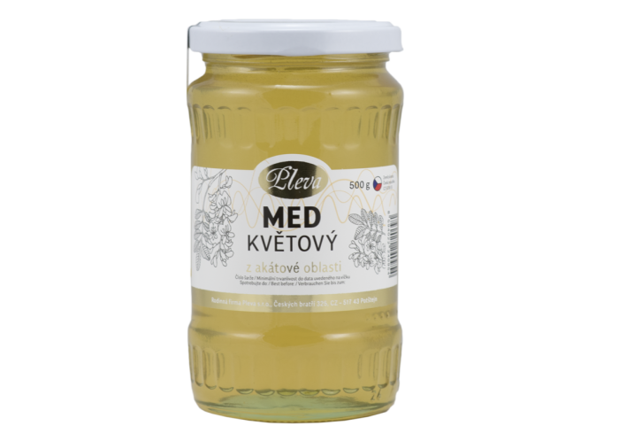Med akátový 500g Pleva