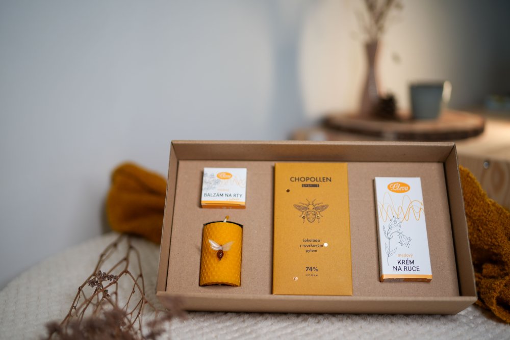 Kosmetická dárková sada Kouzlo včelích produktů, Pleva