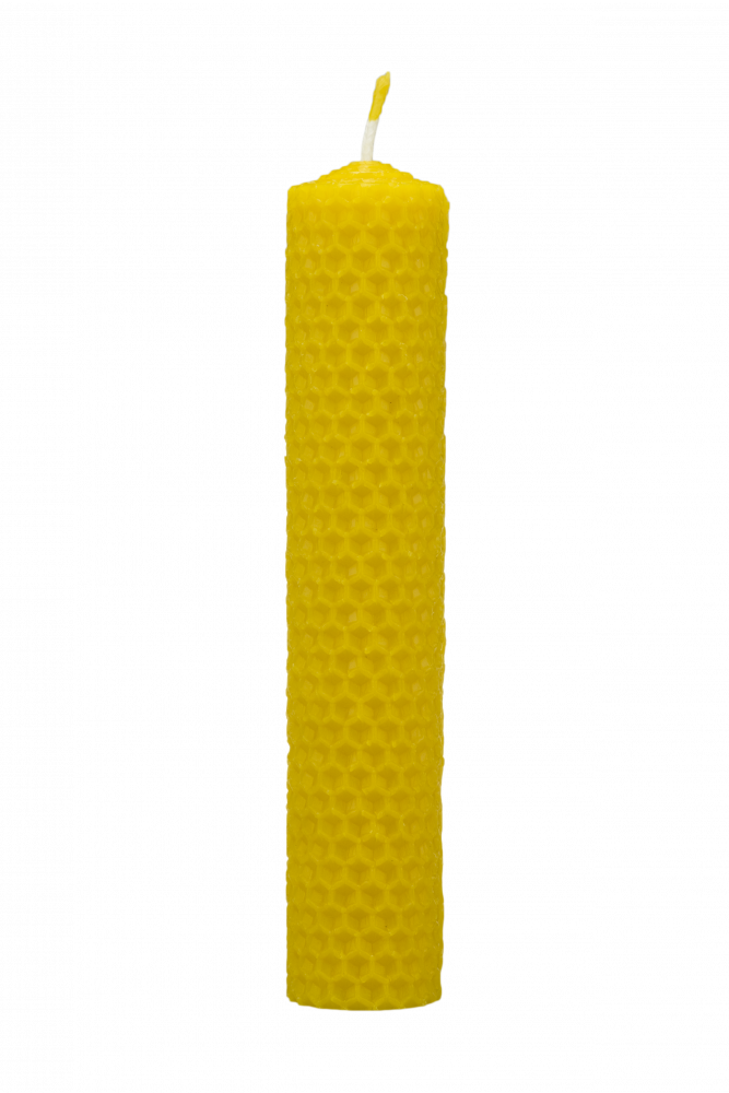 Pleva Svíčka ze včelího vosku, šíře 30 mm výška 133 mm