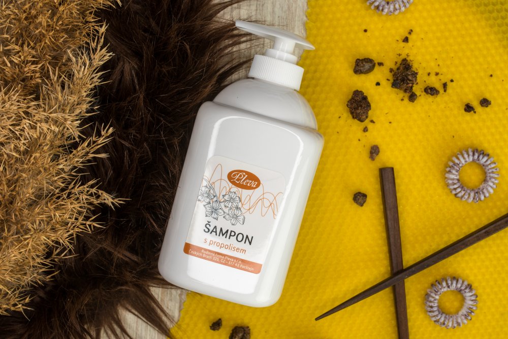 Šampon s propolisem velké balení, Pleva