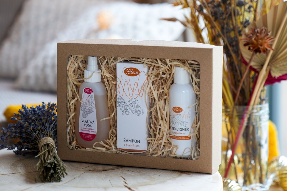 Dárková sada Vlásky jedné krásky, Pleva