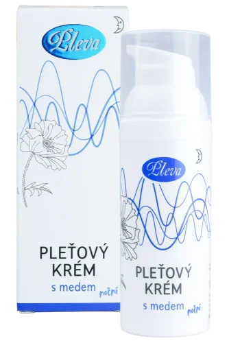 Night cream with honey - Weight: 50 g
