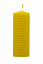 Svíčka ze včelího vosku Pleva, šíře 40mm výška 100mm