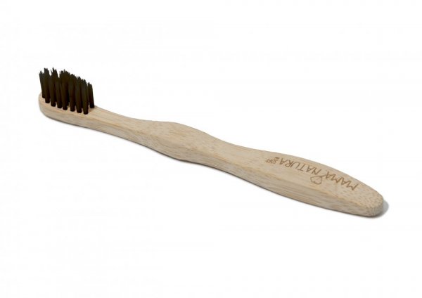 Bamboo toothbrush Mama Natura, soft - Size of the brush: child