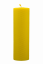 Svíčka ze včelího vosku Pleva, šíře 70mm, různé výšky - Výška svíčky: 200 mm