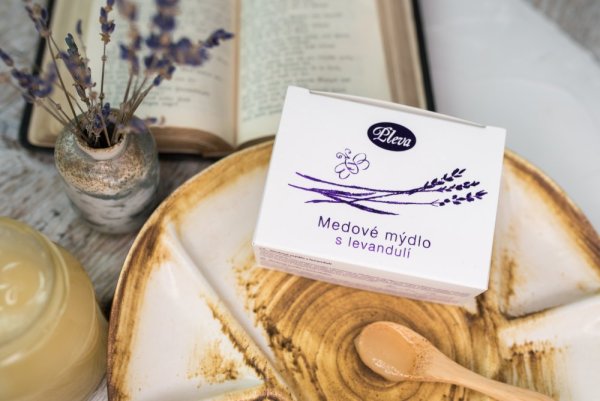 Natural soap with lavender