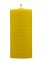 Beeswax candle, Hand rolled - width 70mm - Height of candle: 167 mm