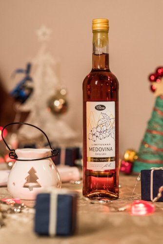 Honigwein mit schwarzen Johannisbeeren 0,5l - limitierte Serie