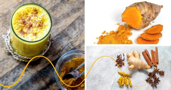 Golden Milk - a Healthy Drink Made from Turmeric (Curcuma)
