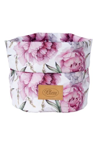Fabric Cosmetic Organizer Bag, various patterns - Pattern: Peonies