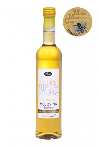 Saftiger Honigwein mit Pfirsich 0,5l - limitierte Serie