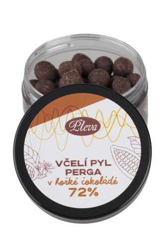 Bienenpollen Perga in 72% dunkler Schokolade