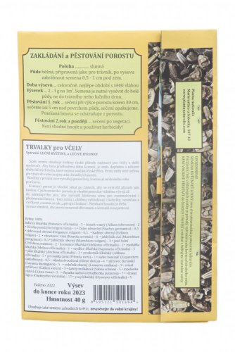 Osivo květnatá louka pro včelky - Hmotnost: 10 g