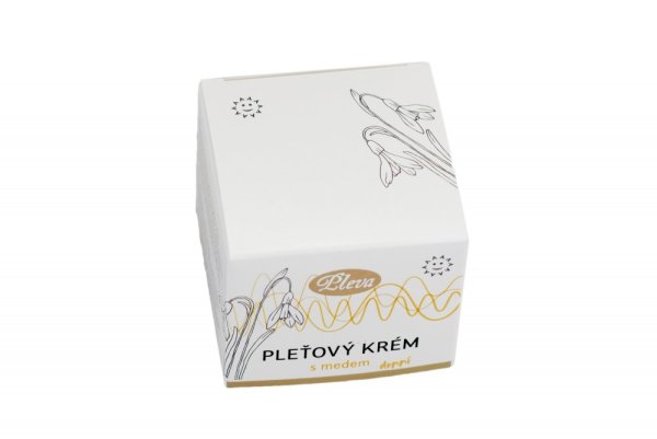 Pleťový krém s medem denní - Hmotnost: 120 g sklo
