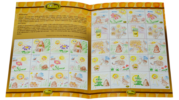 Das Memo-Spiel, Zeichnungen von Hana Foff Plevová - Zeichnung: Bienen und
