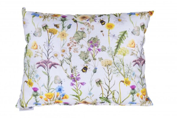 Premium Herb pillow for a good sleep, big - Luxury pillow pattern: L05 Duhová srdce