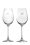Mead glasses from Pleva - Honigweinglas: 1 pc with wavy lines + 1 pc with a castle
