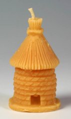 Beeswax candle, Hand Poured - big beehive