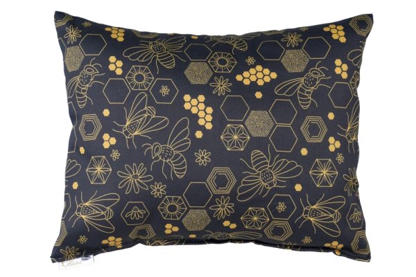Premium Herb pillow for a good sleep, big - Luxury pillow pattern: L05 Duhová srdce