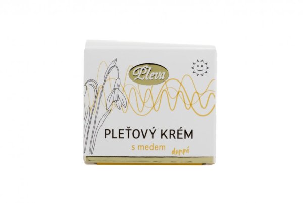 Pleťový krém s medem denní - Hmotnost: 120 g sklo