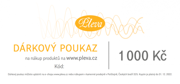 Gift Voucher – electronic - Gift voucher value: 500 Kč