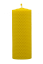 Svíčka ze včelího vosku Pleva, šíře 60mm, balení po 4ks, různé výšky - Výška svíčky: 100 mm