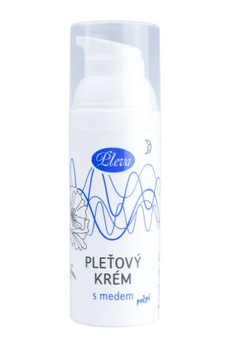 Night cream with honey - Weight: 50 g