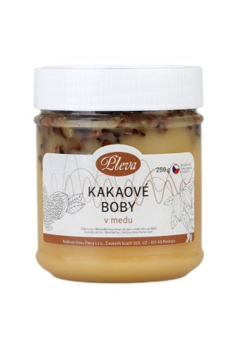 Kakaové boby v medu