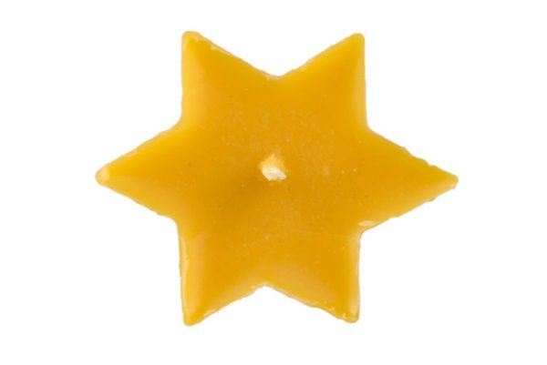 Schwimmende Weihnachtskerzen aus Bienenwachs - Stücke: 1 St.