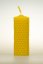 Svíčka ze včelího vosku Pleva, šíře 30mm výška 67mm