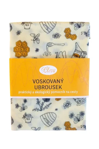 Výhodné balení: 2 voskované ubrousky a sáček, různé vzory - Vzor: Louka