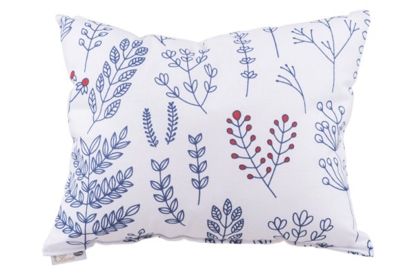 Premium Herb pillow for a good sleep, big - Luxury pillow pattern: L05 Duhová srdce