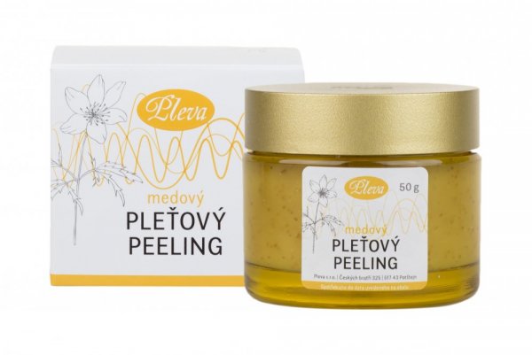 Skin peeling with honey