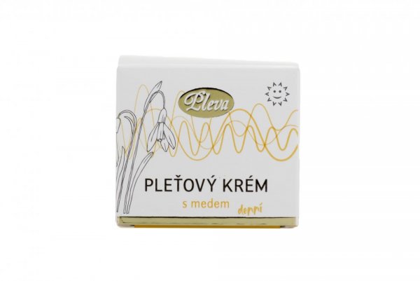 Day cream with honey - Weight: 120 g in glass