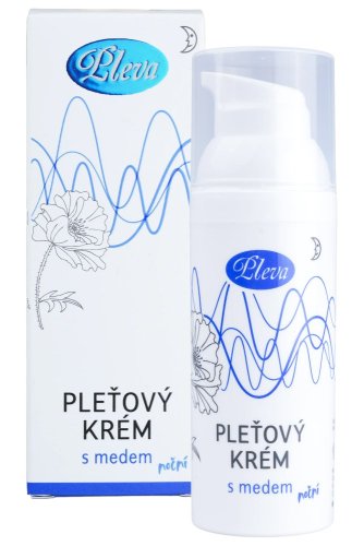 Night cream with honey - Weight: 50 g