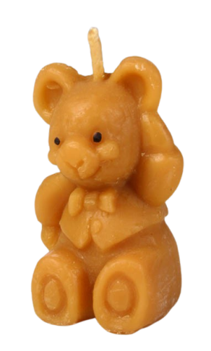 Beeswax Candle, Hand Poured, Big Bear