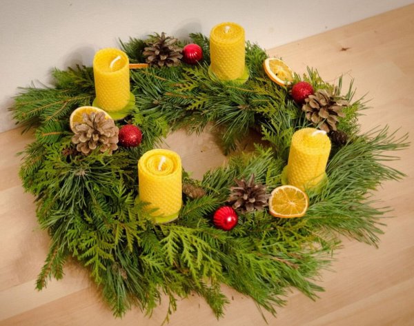 Sada 4 svíček na advent