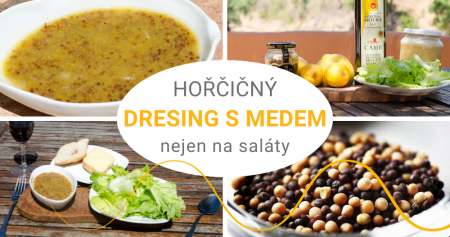 Recept na medovo hořčičný dresing