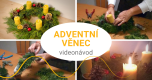 VIDEO: Výroba adventního věnce se svíčkami ze včelího vosku