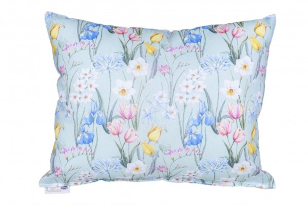 Premium Herb pillow for a good sleep, big - Luxury pillow pattern: L05 Duhová srdce