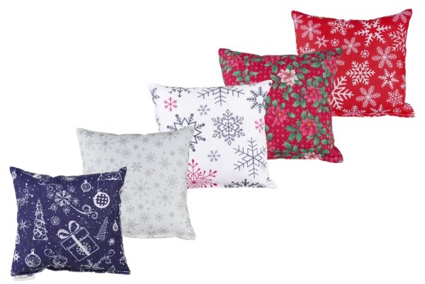 Winterliches Kräuterkissen - Größe: 17 x 17 cm