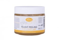 Tělový peeling se solí a medem - vanilka