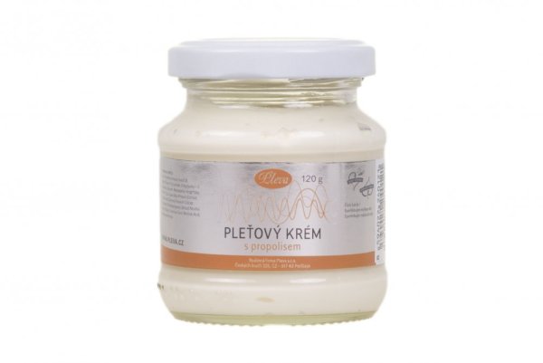Pleťový krém s propolisem - Hmotnost: 120 g sklo