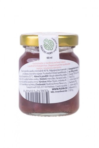 Set of 4 varieties of baked teas with honey